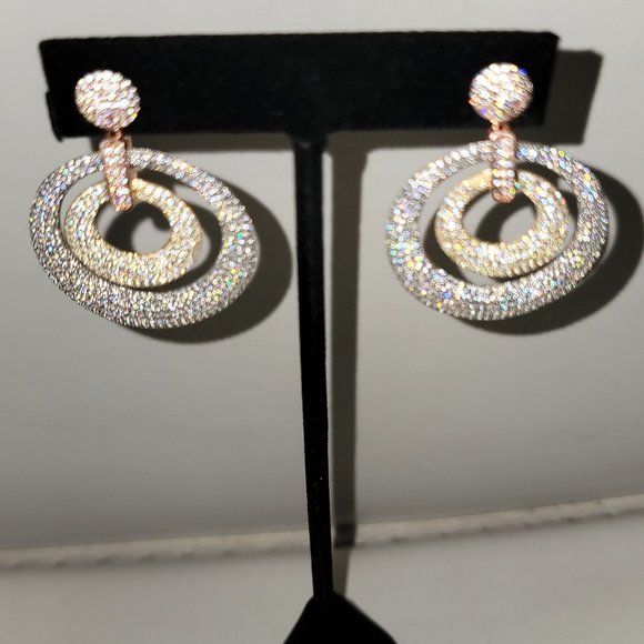 Sterling Silver Swarovski Crystal Earring